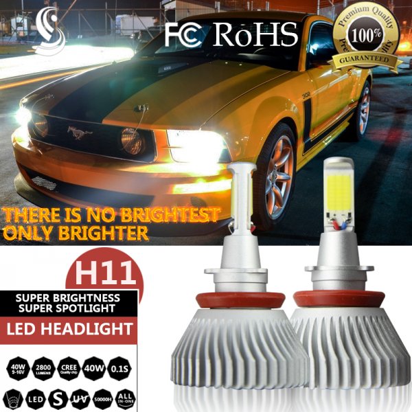 Car LED Headlight H11